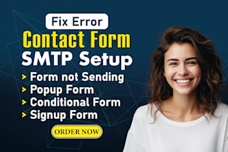 create or fix wordpress form or HTML contact us form