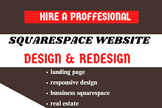 design and develop a squarespace website, squarespace migration