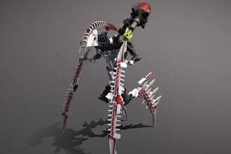 3d lego model 3d lego design 3d lego minifigure print ready lego with XML file