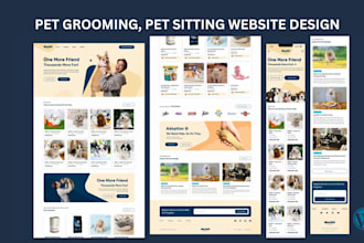pet grooming, pet sitting website design