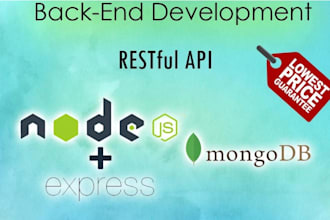 create fast and secure restful apis with node js and express js backend