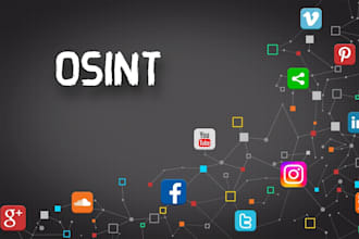 perform osint social media information research