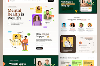 mental health therapy, counseling services website design