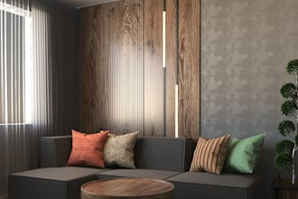 model a furniture units in 3ds max, do furniture layout, rendering
