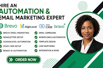 setup bravo ai automation gohighlevel newsletter zoho crm brevo email marketing