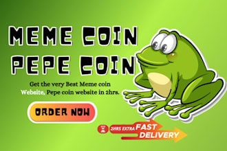 meme coin website crypto website pepe, token website meme website memecoin