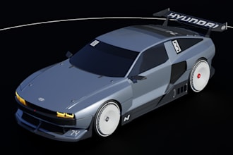 create a 3d model of your favorite car
