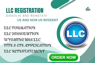 do llc registration, dissolve llc, reinstate llc, amend llc