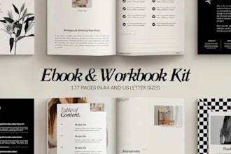 design editable german canva ebook workbook children worksheet selfhelp ebook