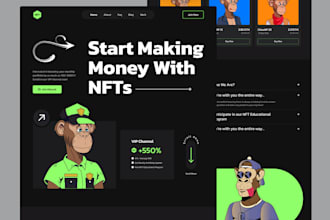 build nft website,nft marketplace,nft arts memecoin website,blockchain developer
