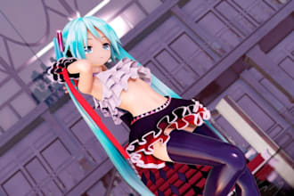 fix, rig, edit or texture your 3d model, mmd, vrchat avatar, sfm, nsfw model,vrm