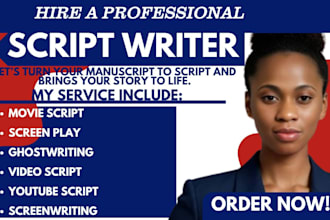 write your movie script, movie script writing, script writing, film script