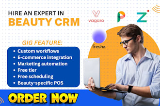 setup beauty cosmetics hubspot fresha vagaro zenoti phorest CRM software