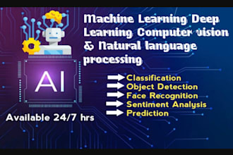 make machine learning and keepnlearning projects in python data science computer
