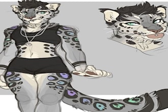 create 3d model, 3d vrchat avatar, vr character, furry avatar, anime model
