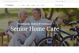 home care wordpress website healthcare wordpress website elderly care website