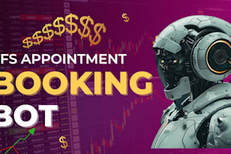 build vfs appointment bots, visa booking bot, appointment bot, tls bot, bls bot