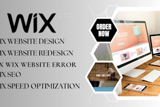 fix wix website errors, redesign wix website, wix seo and wix speed optimization