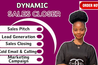 be your dynamic sales closer sales representative sales consultant sales agent