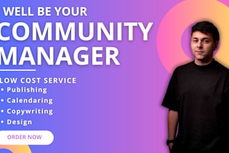 be your personal brand community manager at low cost