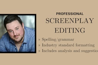 edit your film or television screenplay
