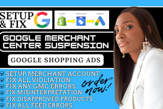 fix google merchant center suspension, misrepresentation, gtin and shopping ads