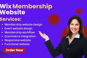 build a paid membership website and subscription website on wordpress and wix