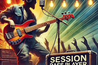 be the session bass player for your next song