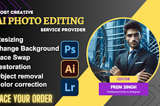 give ai image editing services affordable, and professional