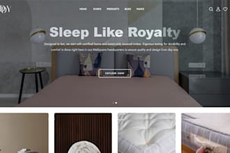 design bedding shopify store mattress bedsheet store duvet website pillow store