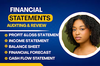 do financial statements, bank reconciliation, profit and loss,income statement
