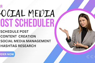 schedule post on all social media via buffer, hootsuite, planoly, loomly, later