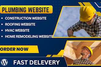 plumbing website construction website roofing website plumbing landing page