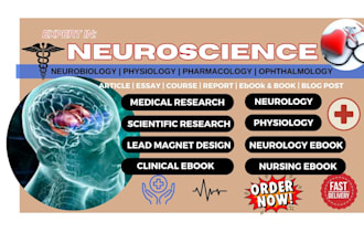 ghostwrite medical ebook, neuroscience, dental article, holistic ebook writer