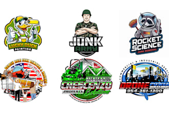 creative and unique mascot logo design