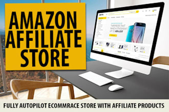 create amazon affiliate marketing website using top selling products