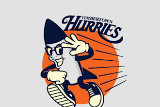create vintage, mascot, logo, illustration for business