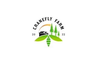 design budding hip organic farm logo