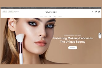 design stunning skincare shopify store skincare beauty store skincare website