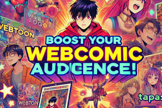do organic promotion for your webcomic webtoon manga tapas comics