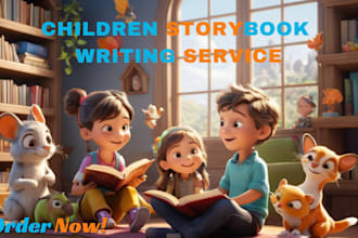 be your children storybook writer, kids story writing, edit your children book