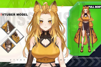 draw anime original character, pfp, fanart, vtuber, concept art, anime character
