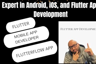 do mobile app development using flutter flutterflow