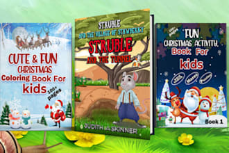 illustrate fantasy and children book cover design
