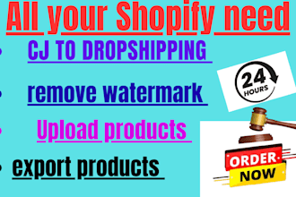 upload and import products to your shopify store with precision and spee