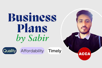 create a business plan with financial and marketing models