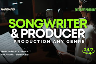 be your songwriter and melody in any genre