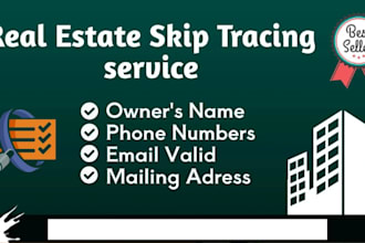 provide skip tracing for real estate business
