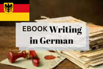 write ebook or contents as a ghostwriter in german