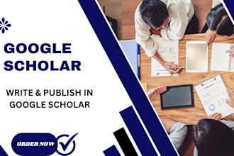write and publish article in google scholar indexed journal